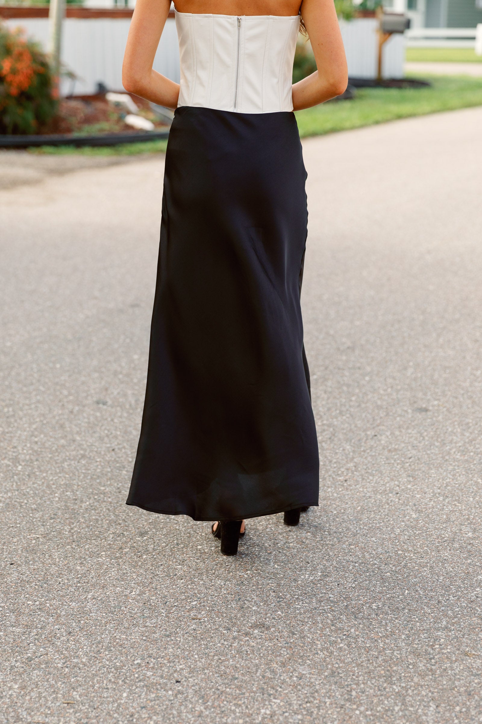 Katherine High Waisted Midi Skirt