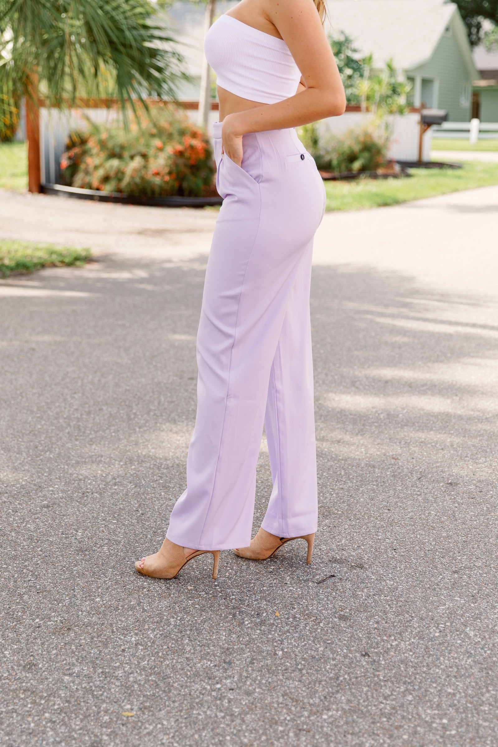 Cinzia Relaxed Pleated Trousers